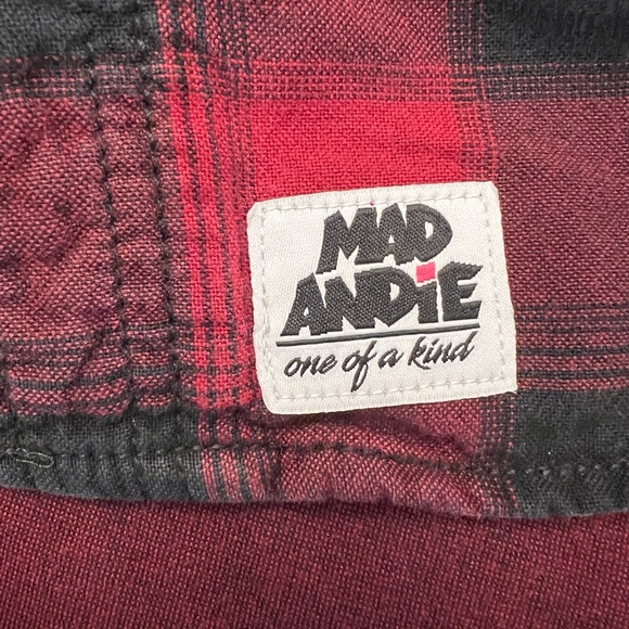 San Francisco 49ers One-of-a-Kind Columbia Custom MadAndie Plaid Unisex Shirt - Picture 4 of 6